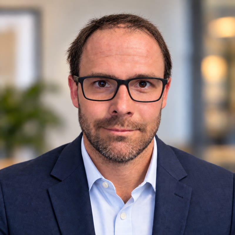 Portrait of Kane Lukassen, co-founder of Insightful AI