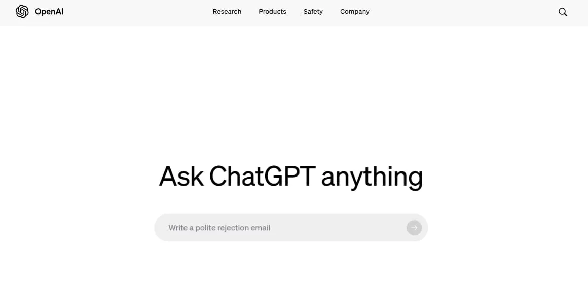 Ghat GPT computer interface “Ask ChatGPT anything” generative ai